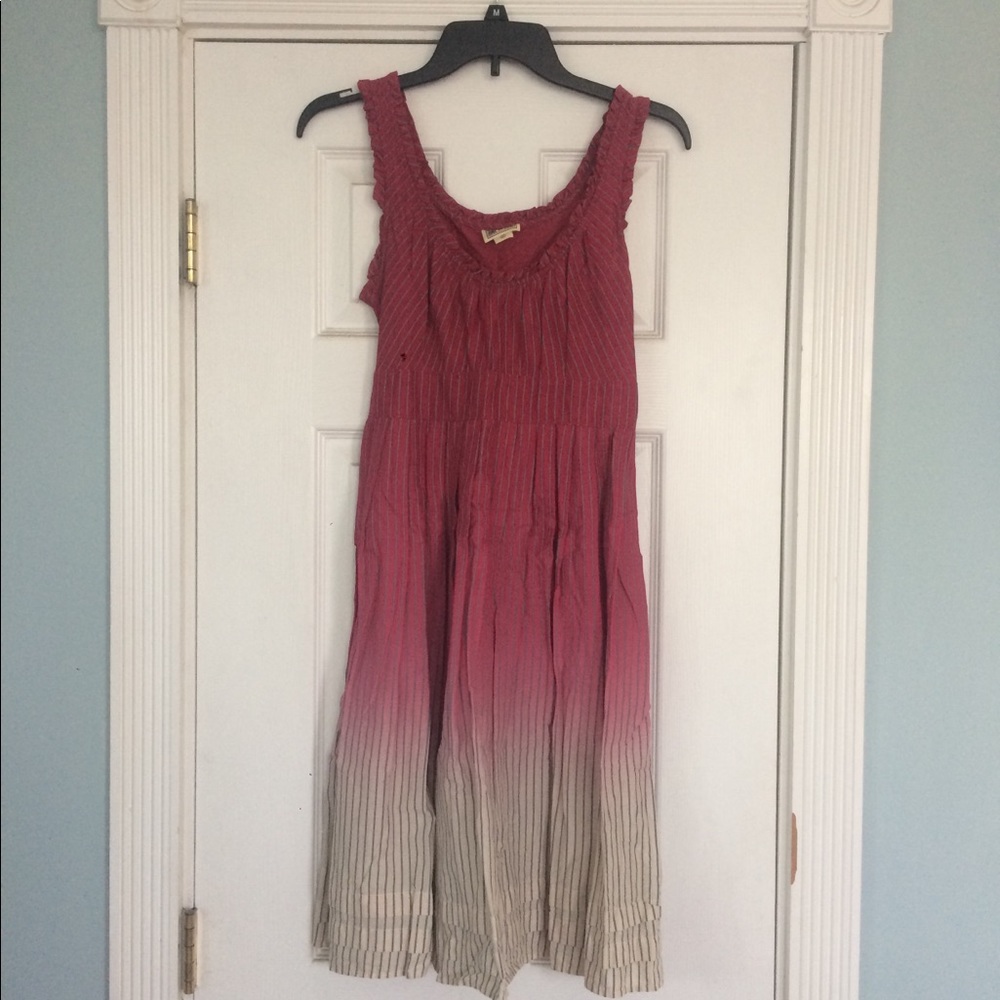 Converse pink & gray striped dress
